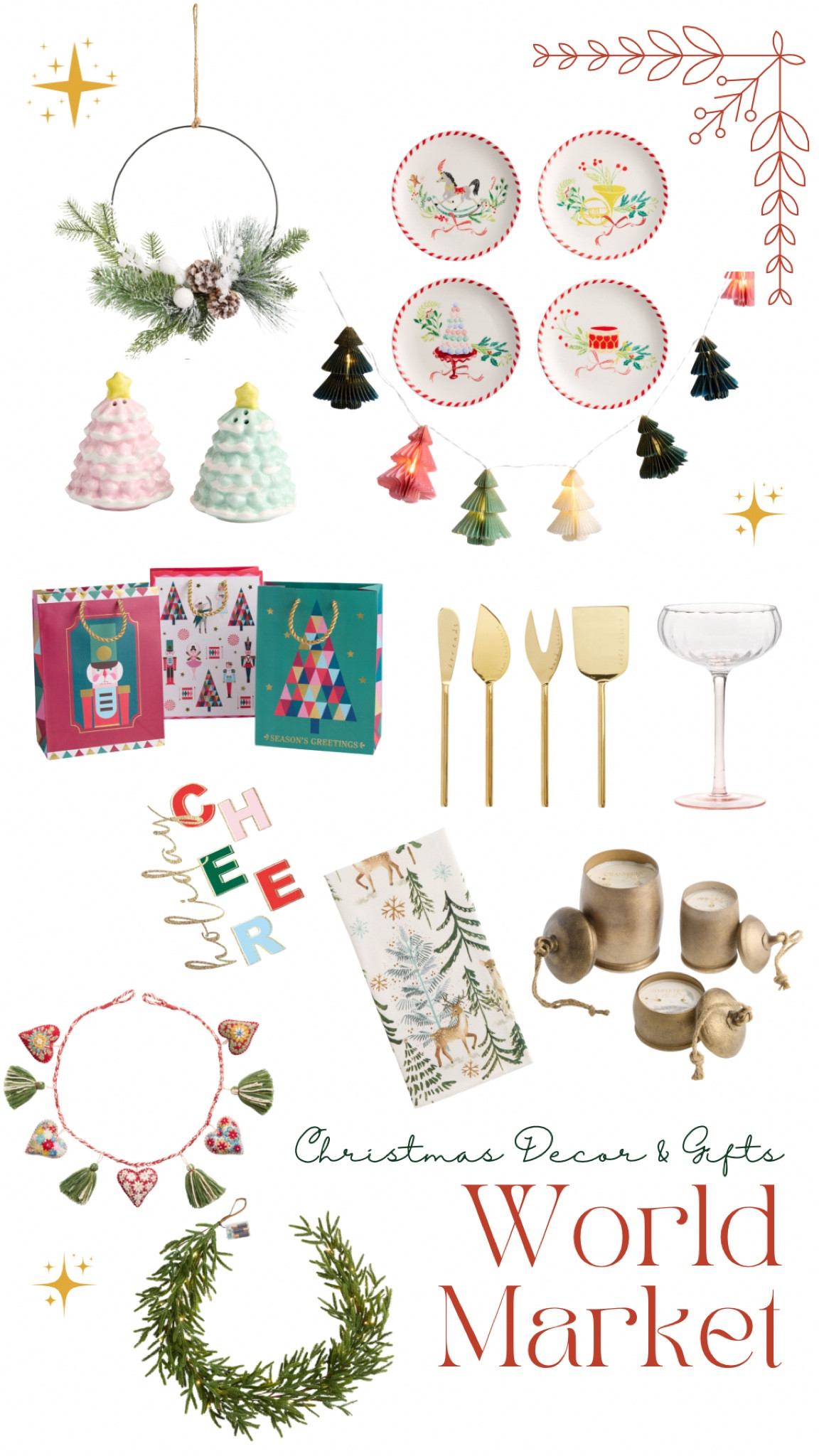 Cost Plus World Market Christmas Dexor & gifts for all your holiday entertaining & more!

#LTKHome #LTKHoliday #LTKParties