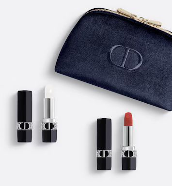 Rouge Dior Makeup Gift Set: Lipstick, Lip Balm and Pouch | DIOR | Dior Beauty (US)