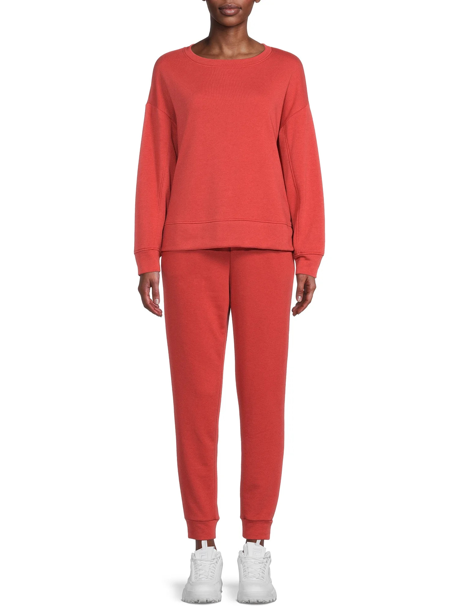 Secret Treasures Women's and Women's Plus Size Sleep Top and Pants Set, 2-Piece | Walmart (US)