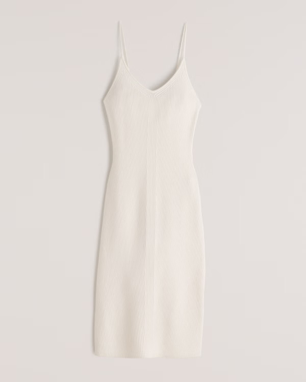 Midi Slip Sweater Dress | Abercrombie & Fitch (US)