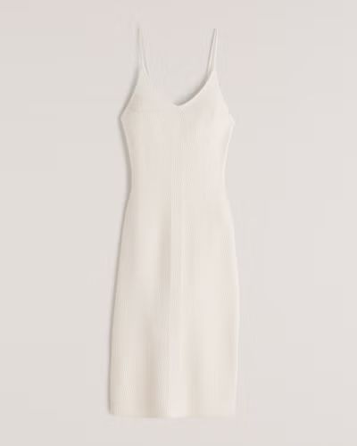 Midi Slip Sweater Dress | Abercrombie & Fitch (US)