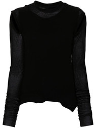 Rick Owens Cropped Banana Top | Black | FARFETCH CA