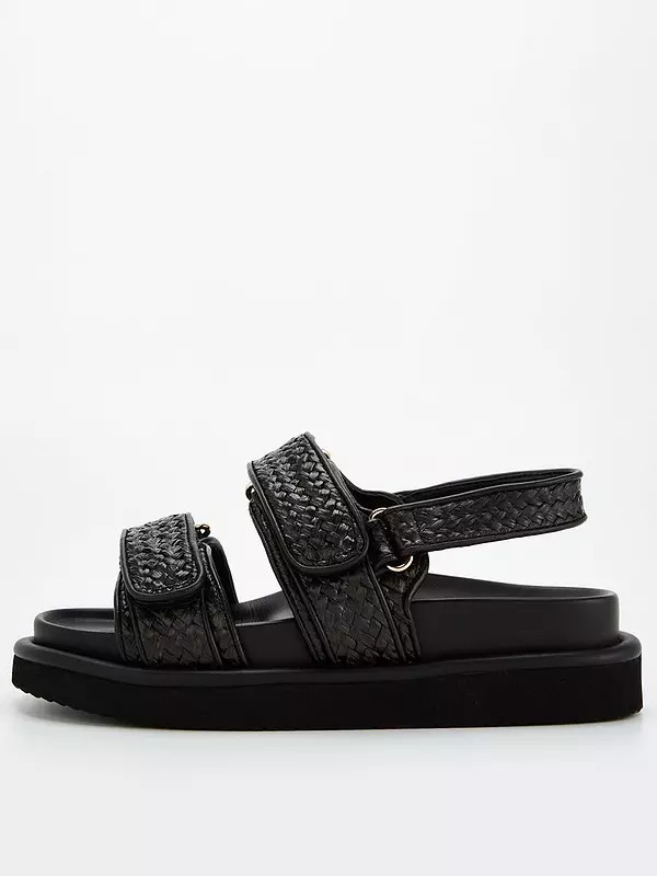 V by Very Raffia Chunky Strap Sandal | Very (UK)