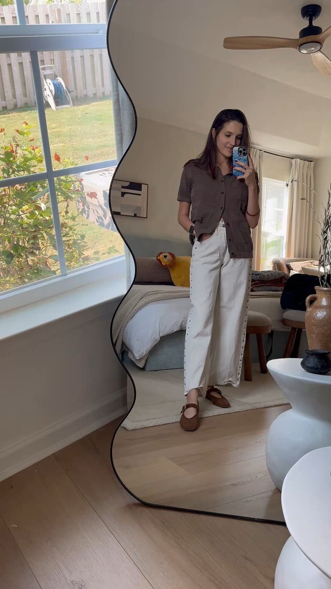 Outfit of the night! Going to hibachi. 

Wearing a size 0 in the pants which is TTS & I’m 5’5” 

The top is a size men’s small!

Shoes are a 7! And I’m usually a 7.5

#LTKNYFW