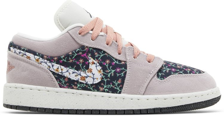 Buy Air Jordan 1 Low SE GS 'Floral' - FJ3445 001 | GOAT | GOAT