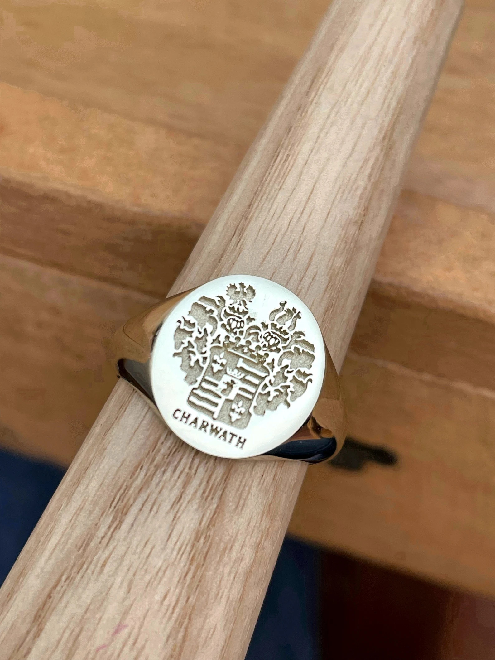 Gold Family Crest Ring, Family Crest Ring Gold, Coat of Arms Ring Gold, Gold Family Crest Signet ... | Etsy (US)