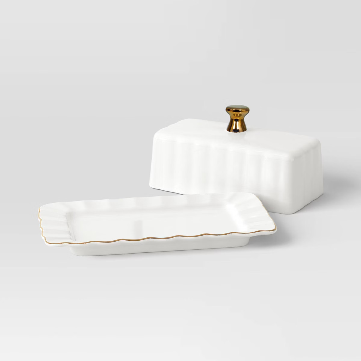 Ribbed Butter Dish - Threshold™ | Target