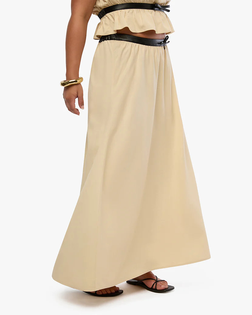 Bow Maxi Skirt | We Wore What