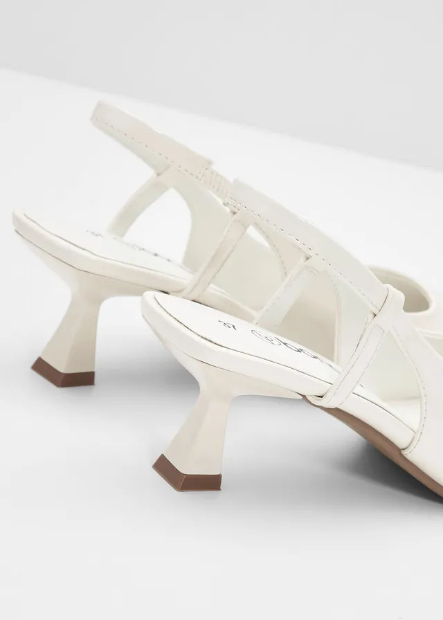 Slingback pumps wolwit | Bonprix NL (Influencer)