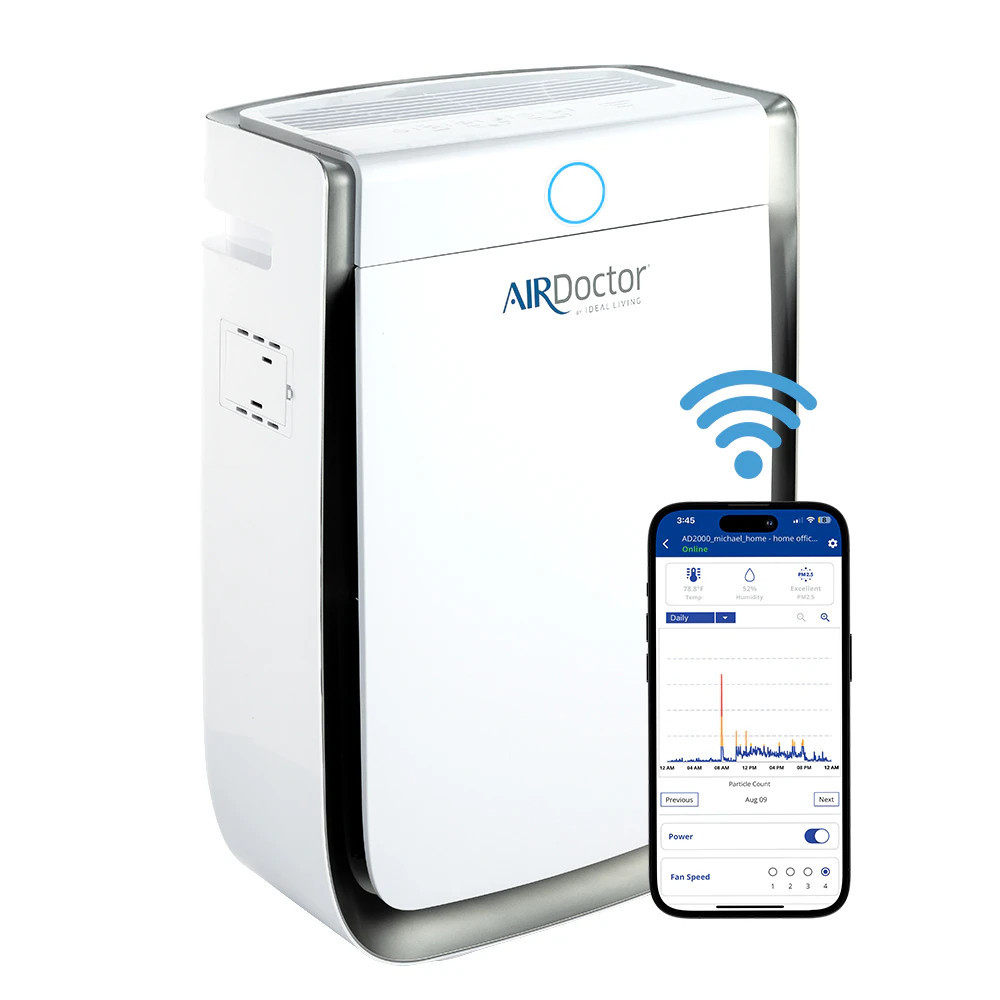 AirDoctor 3500 Smart Compatible White True HEPA Air Purifier (Covers: 1260-sq ft ) | 90AD350SC01 | Lowe's