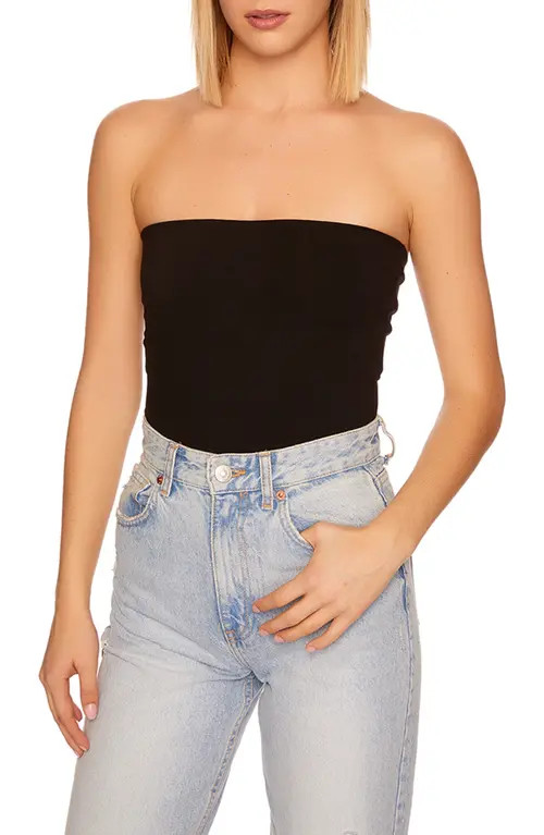 Susana Monaco Core Tube Top in Black at Nordstrom, Size Medium | Nordstrom