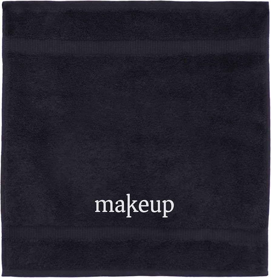 Chakir Turkish Linens Premium Cotton Absorbent Turkish Towels (Washcloth - 6 Piece - Black-Makeup... | Amazon (US)