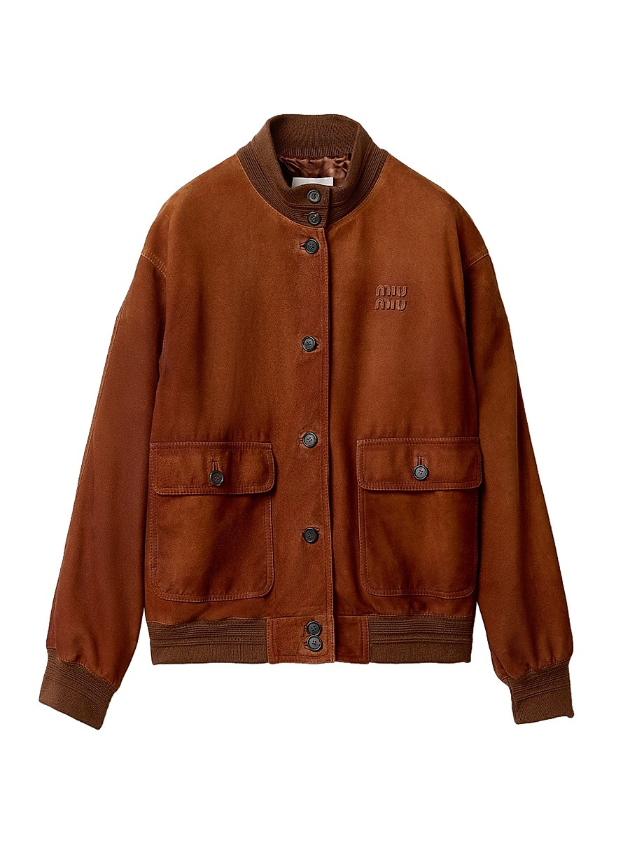 Women's Waxed Suede Jacket - Brown - Size 6 | Saks Fifth Avenue