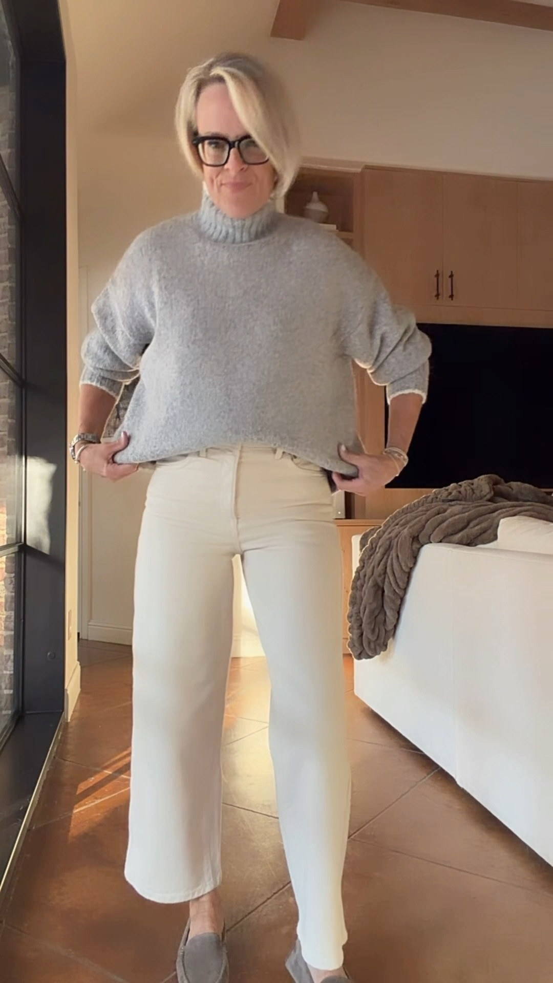 Daily outfit inspo

Soft sweater - small 
Denim- tts but if between sizes I would go up in the ecru 

Madewell. Jcrew 

#LTKmomlife #LTKOver40 #LTKgrwm