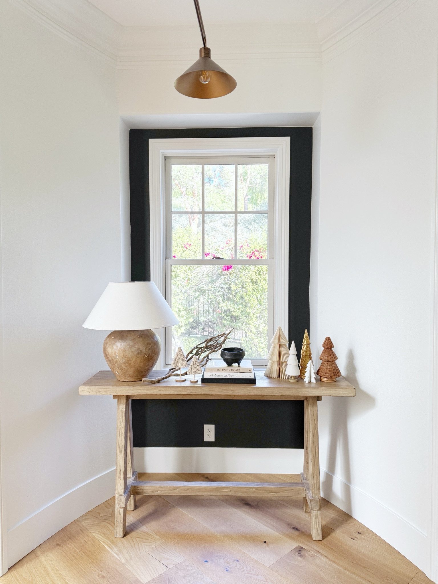 Christmas styling with my new @eternitymodern console table! 

#LTKHome #LTKHoliday