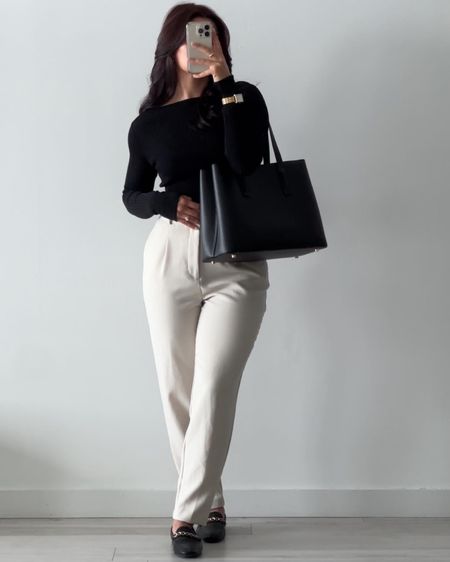workwear ootd —

top - Abercrombie, s, linked
pants - older from zara
shoes - asos, 7, linked
bag - freja nyc, code quepasoyaya gets you $$ off

#workwear #officeoutfit #workoutfit #businesscasual #corporate #miami