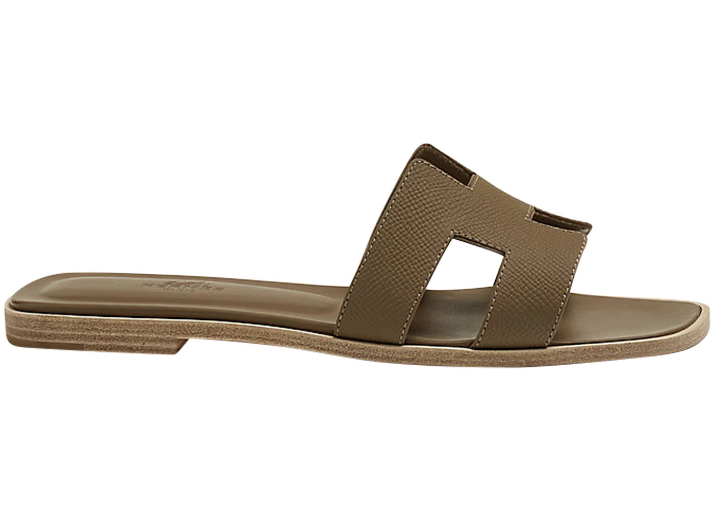 Hermes Oran SandalEtoupe Epsom Leather | StockX
