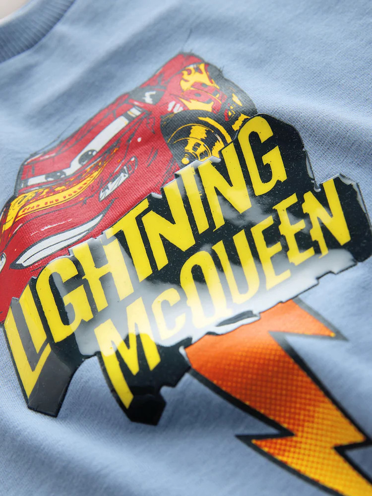 Blue Short Sleeve Disney Cars Long Sleeve T-Shirt (3mths-8yrs) | Next US