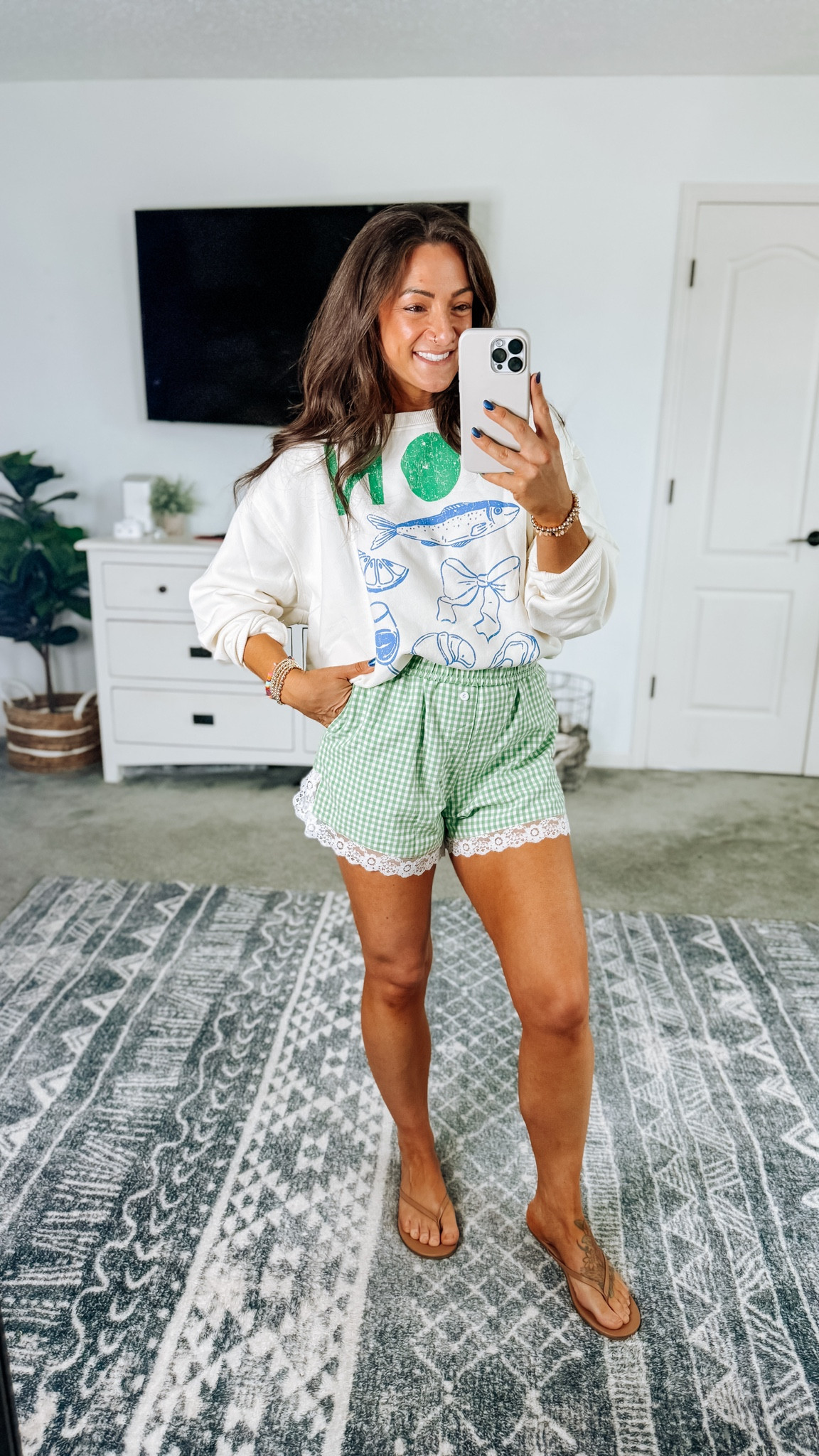 Sweatshirt on sale for under $15! I’m in the 0X and I’m obsessed with these Amazon boxer shorts-love the lace trim! 

#LTKSaleAlert #LTKootd #LTKPetite
