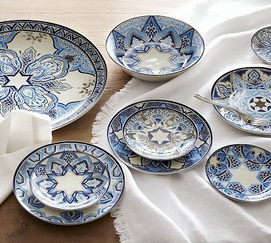 Hanukkah Stoneware Dinnerware Collection | Pottery Barn (US)