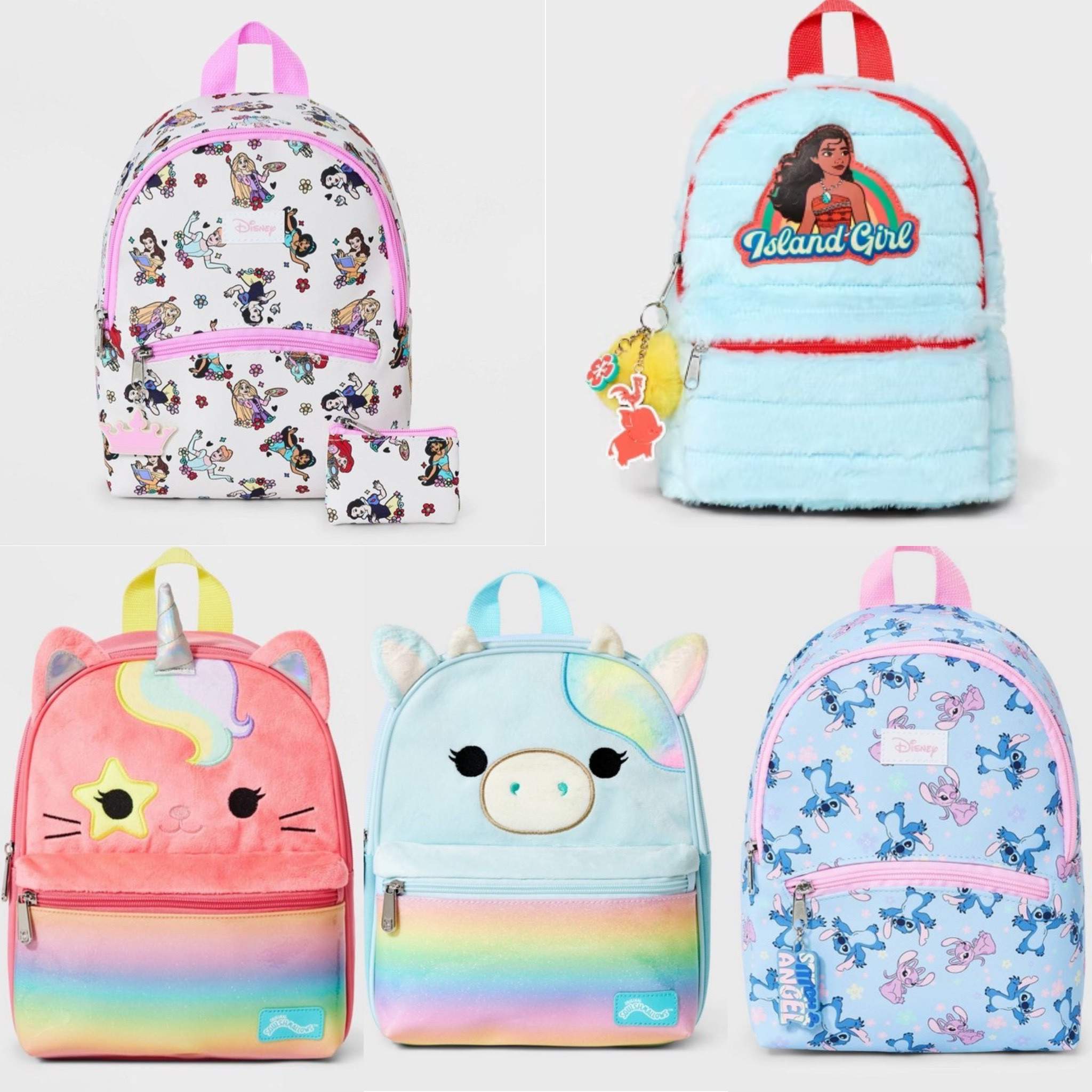 New little kid/ toddler sized backpacks from Target! 

Squishmallows 
Disney Princess 
Toddler backpack
Travel bag
Disney princess bag 

#LTKItBag #LTKTravel #LTKKids