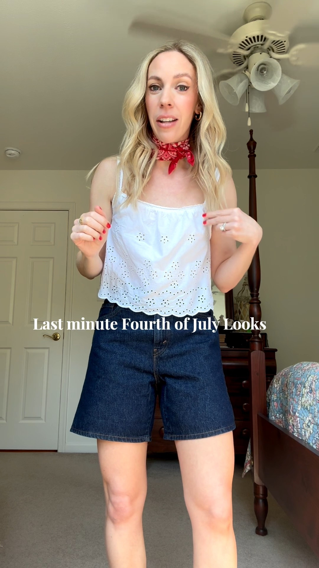 This eyelet top is on sale under $12! Perfect for any summer look with denim shorts or matching white bottoms for a monochrome outfit

#LTKSaleAlert #LTKgrwm #LTKSeasonal