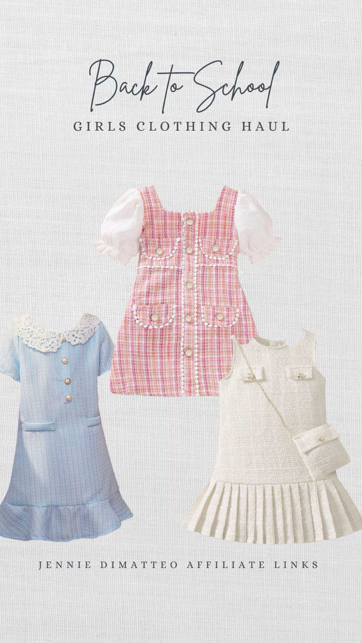 Found the cutest and most affordable girls clothes from SHEIN for back to school! We just got these in and the quality was so good!

We got size 6 for my daughter and they were pretty TTS- slightly big but size 6 normally is big on her!

Girls back to school dresses. Girls tweed dress. Girls fancy dress. 

#LTKFamily #LTKKids #LTKBacktoSchool