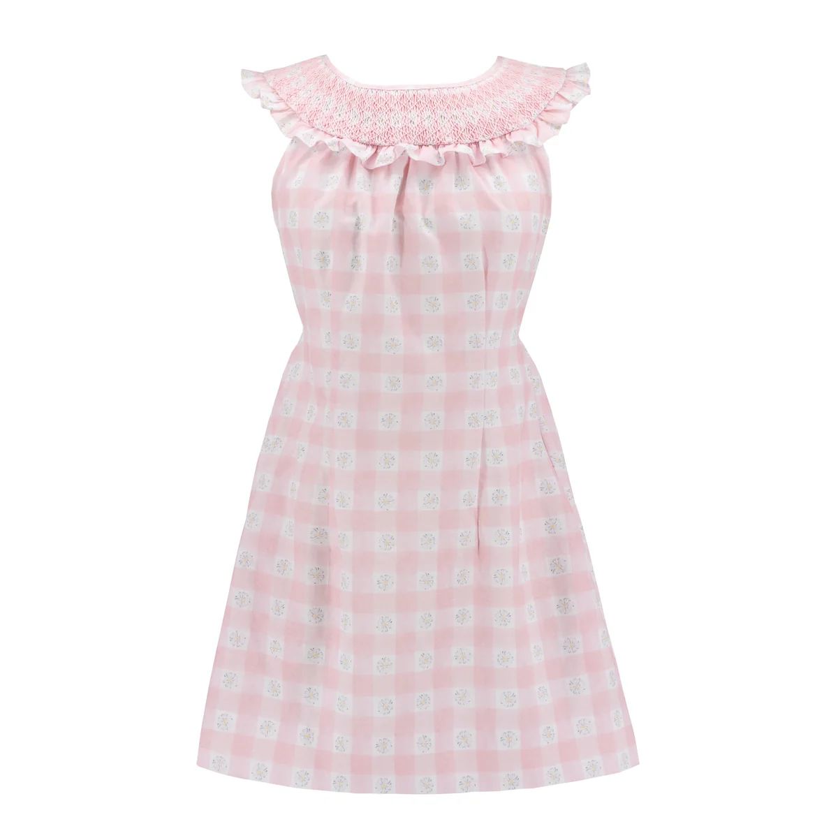 Women's Daisy Love Short Dress - Pink | Dondolo