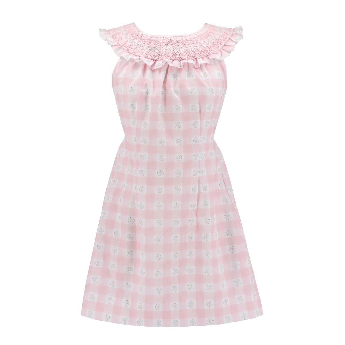 Women's Daisy Love Short Dress - Pink | Dondolo