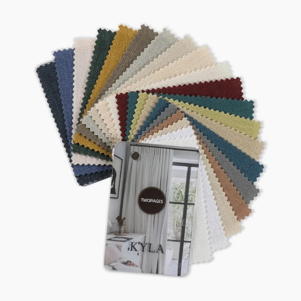 Kyla Faux Linen Booklet 20 Colors | TWOPAGES