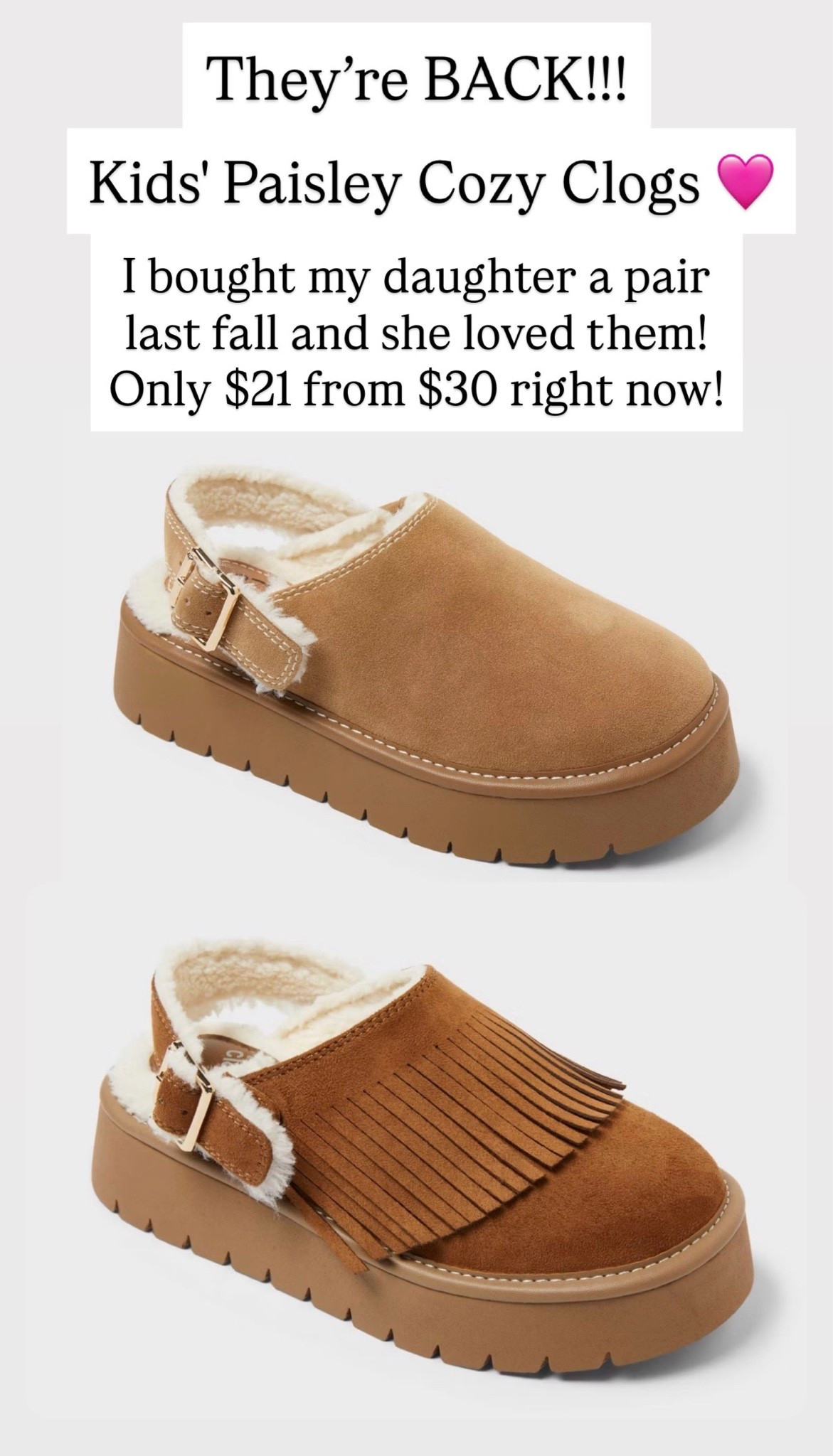 These clogs got kids are back!!! On sale right now!!!

#LTKKids #LTKSaleAlert