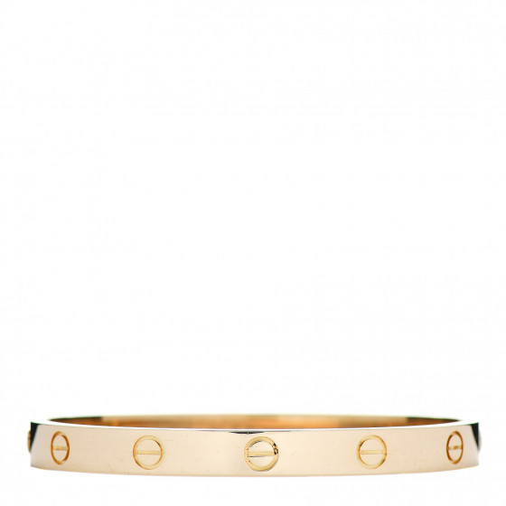 CARTIER 18K Yellow Gold LOVE Bracelet 17 | Fashionphile