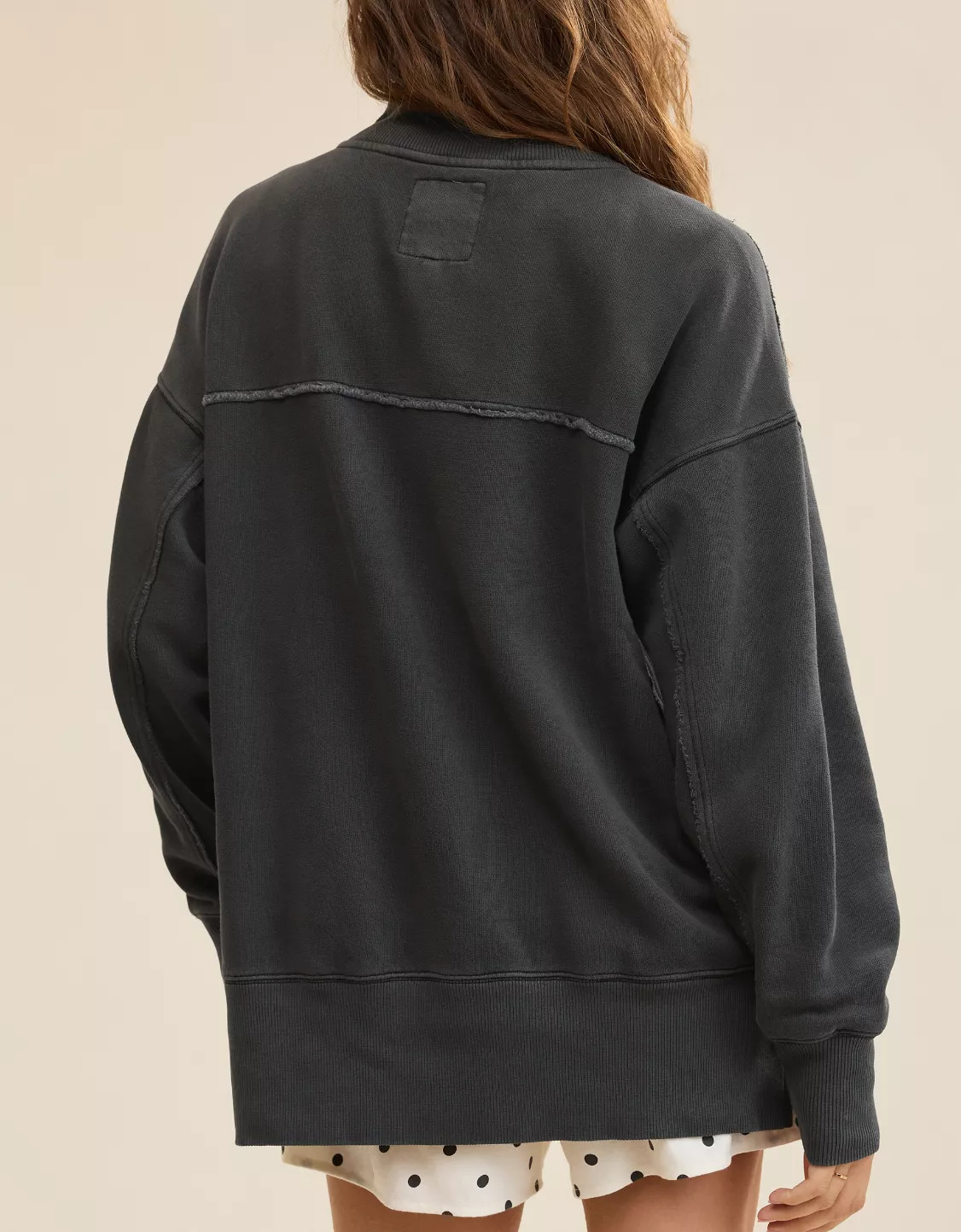 Aerie Vintage Popover Polo Sweatshirt | American Eagle Outfitters (US & CA)