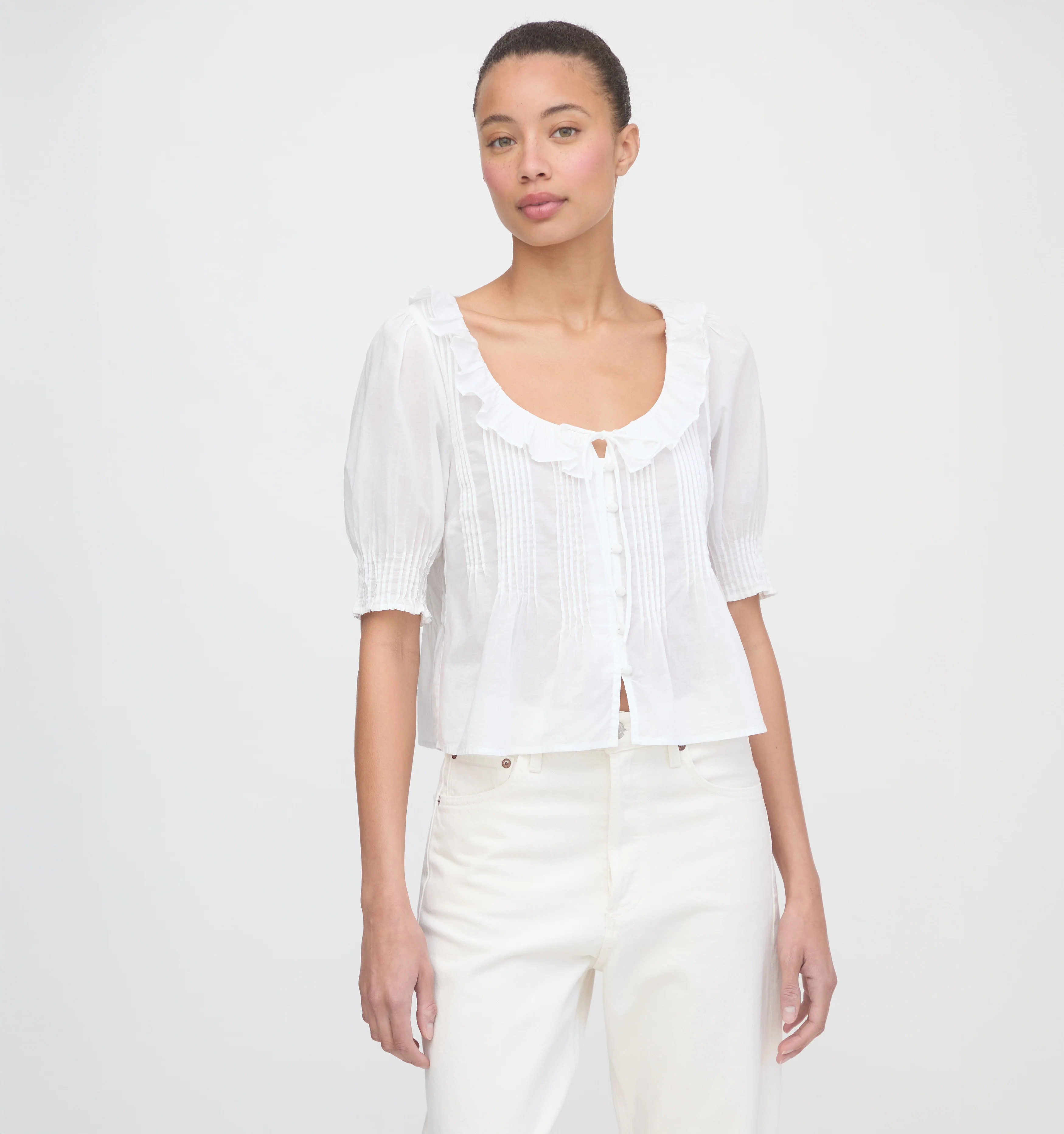 The Camri Top - White | Hill House Home US
