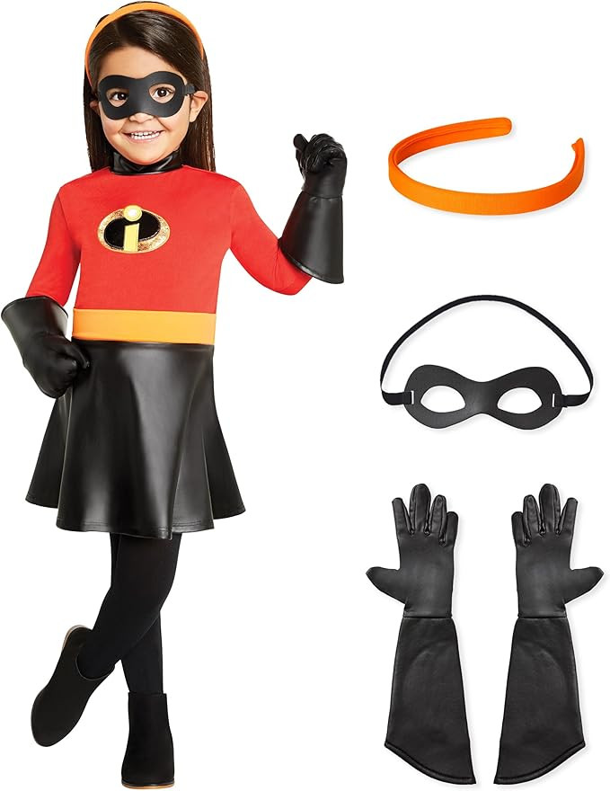 Spirit Halloween Incredibles Kids Violet Costume | Officially Licensed | Group Costume | Disney P... | Amazon (US)