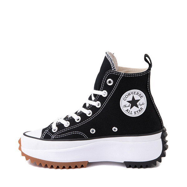 Converse Run Star Hike Platform Sneaker - Black / White / Gum | Journeys