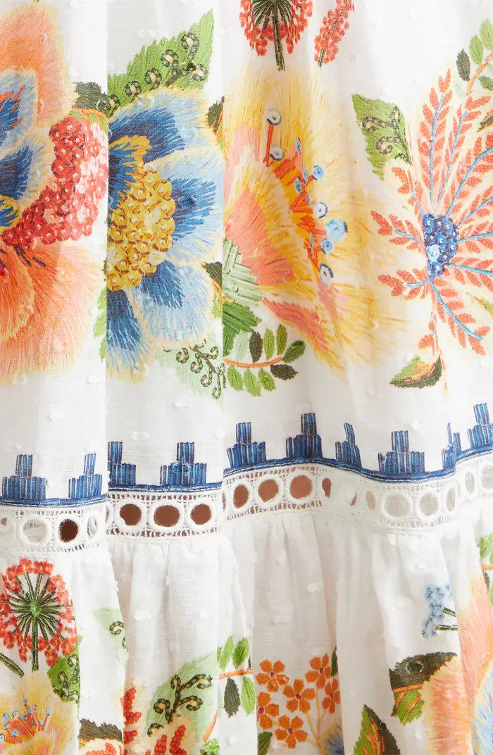 Delicate Garden A-Line Cotton Dress | Nordstrom