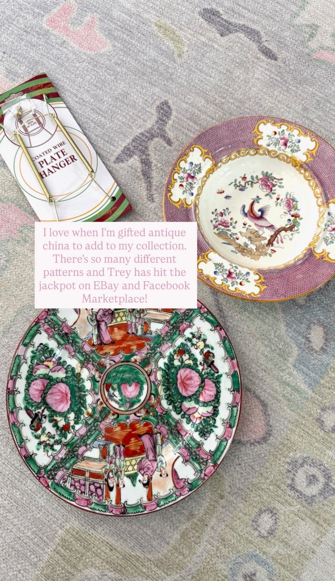 There is nothing better than the charm of antique china to bring character to a blank wall or shelf. These plates are some of my favorite finds, and using simple wire plate hangers makes displaying them so easy.

#LTKdayinmylife #LTKSeasonal #LTKHome