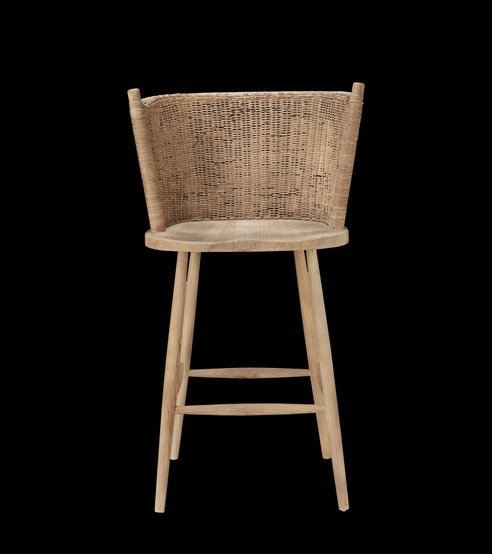 Taino Bar Stool - Natural | OKA UK
