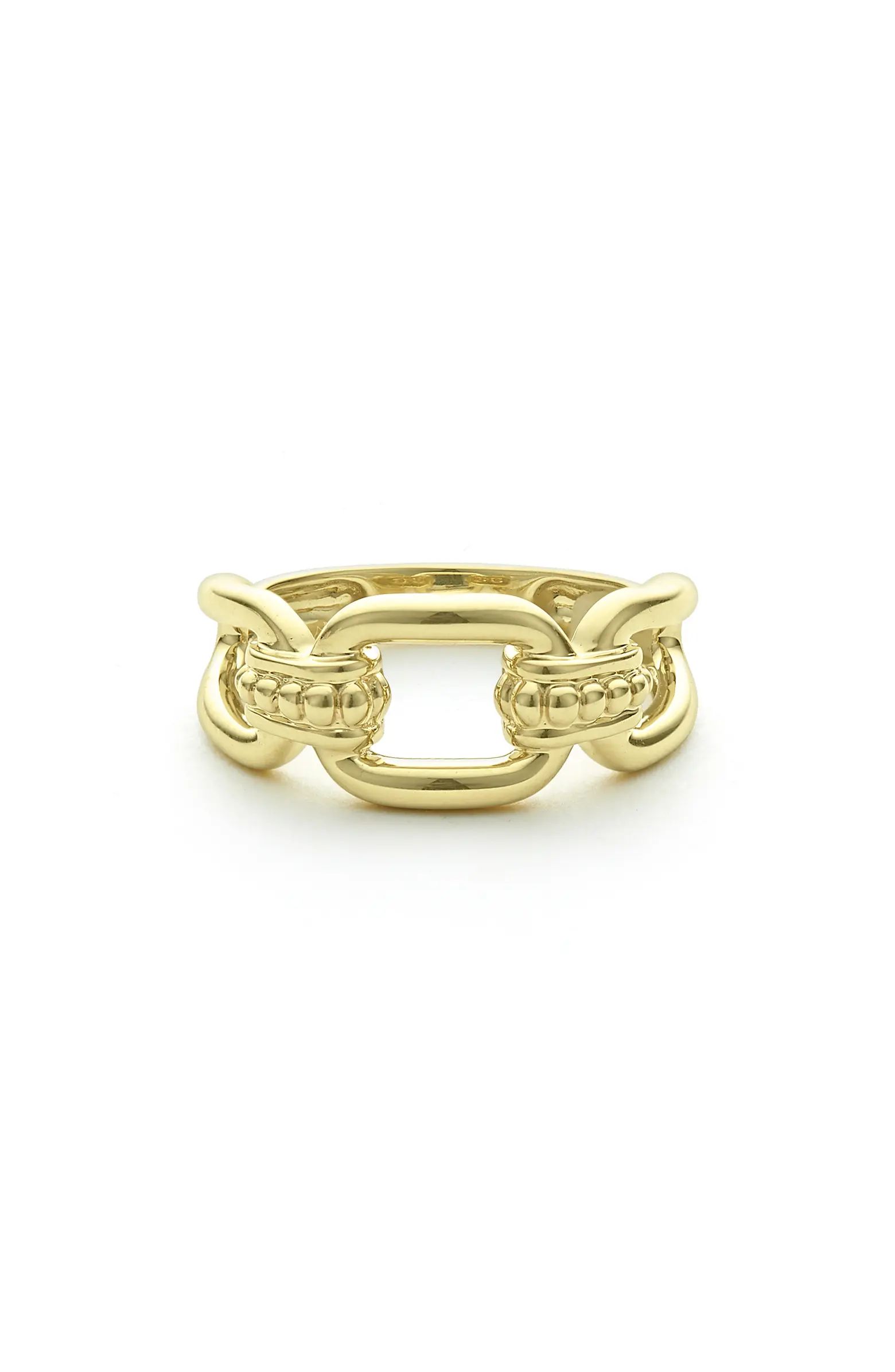 LAGOS Signature Caviar Oval Link Ring | Nordstrom | Nordstrom