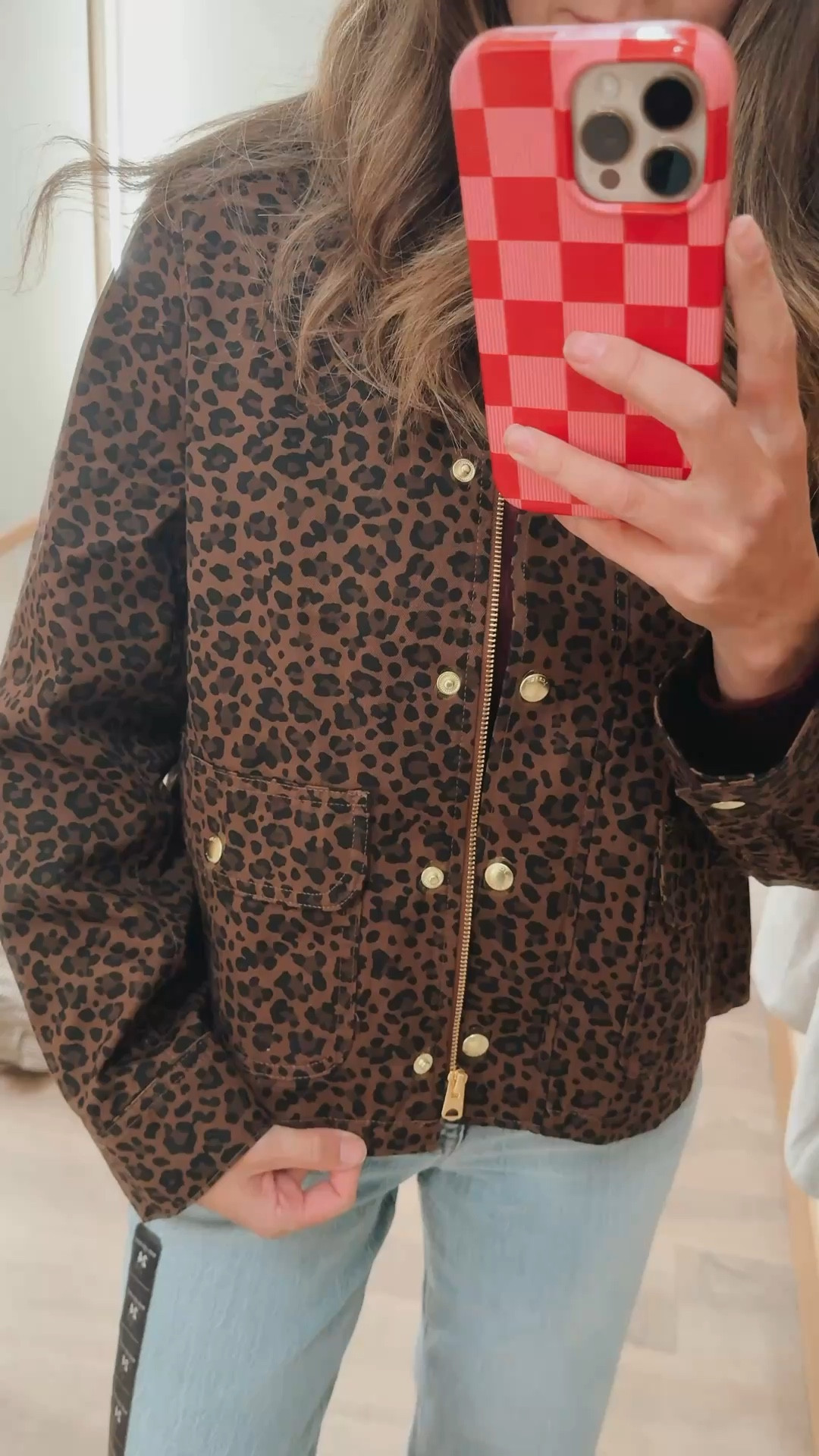 The cutest little utility jacket for fall! Such a fun print and perfect to throw on over a sweater! It’s 70% off right now but it’s the LAST day! Grab it while you can for a major deal! #utilityjacket #farmjacket 

#LTKSaleAlert #LTKSeasonal #LTKFindsUnder100