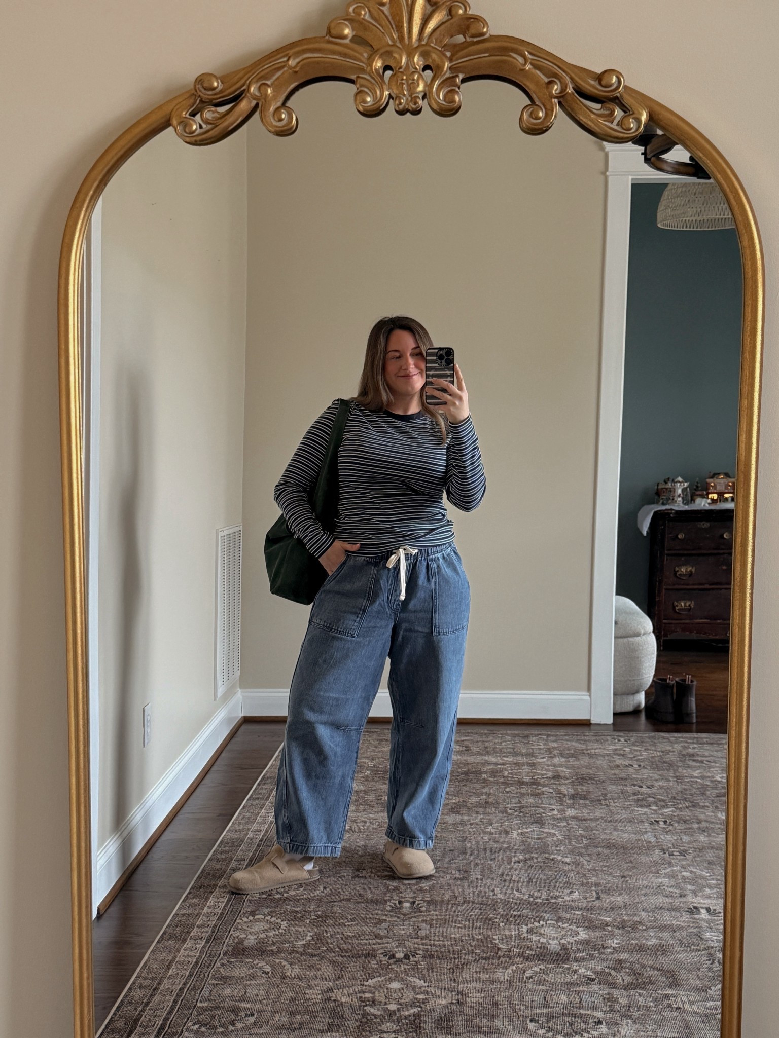 WFH ootd - top & pants are from Gap, true to size. Clogs - sized up 1/2 size. 

#LTKdayinmylife #LTKgrwm #LTKootd