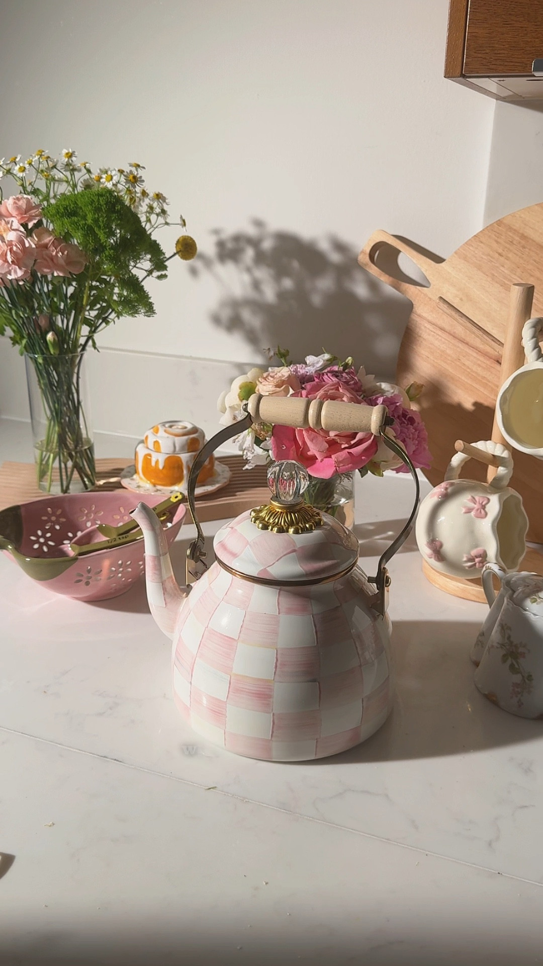 New cozy kettle upgrade! From Mackenzie Childs