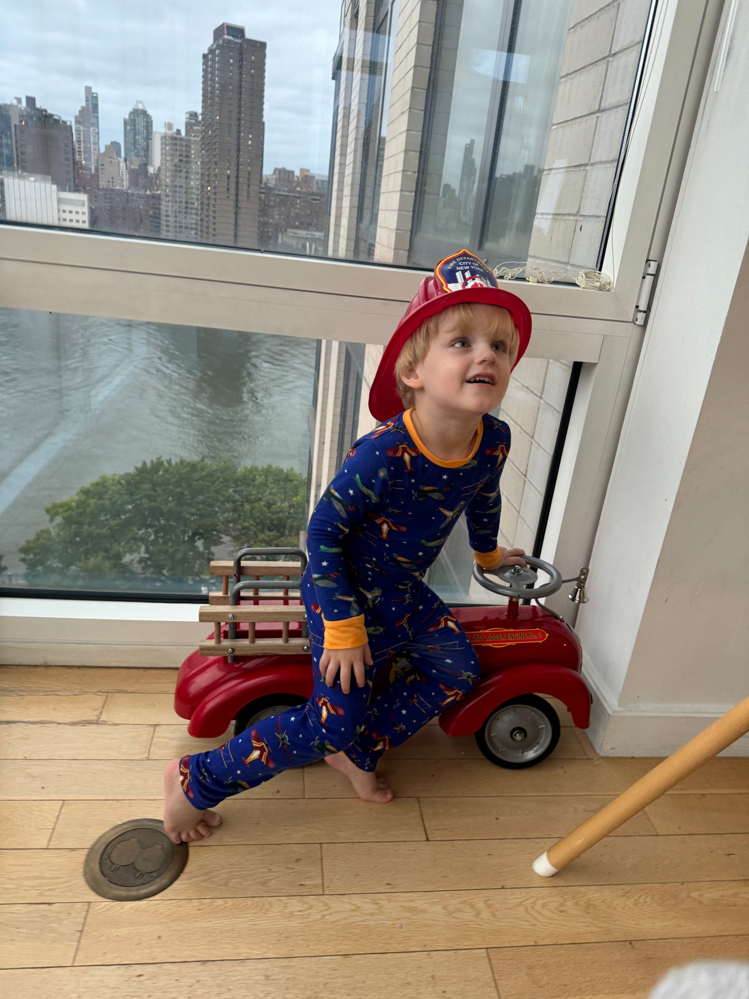 the cutest fire truck 🚒 ride-on! 

#LTKKids #LTKFamily #LTKBaby