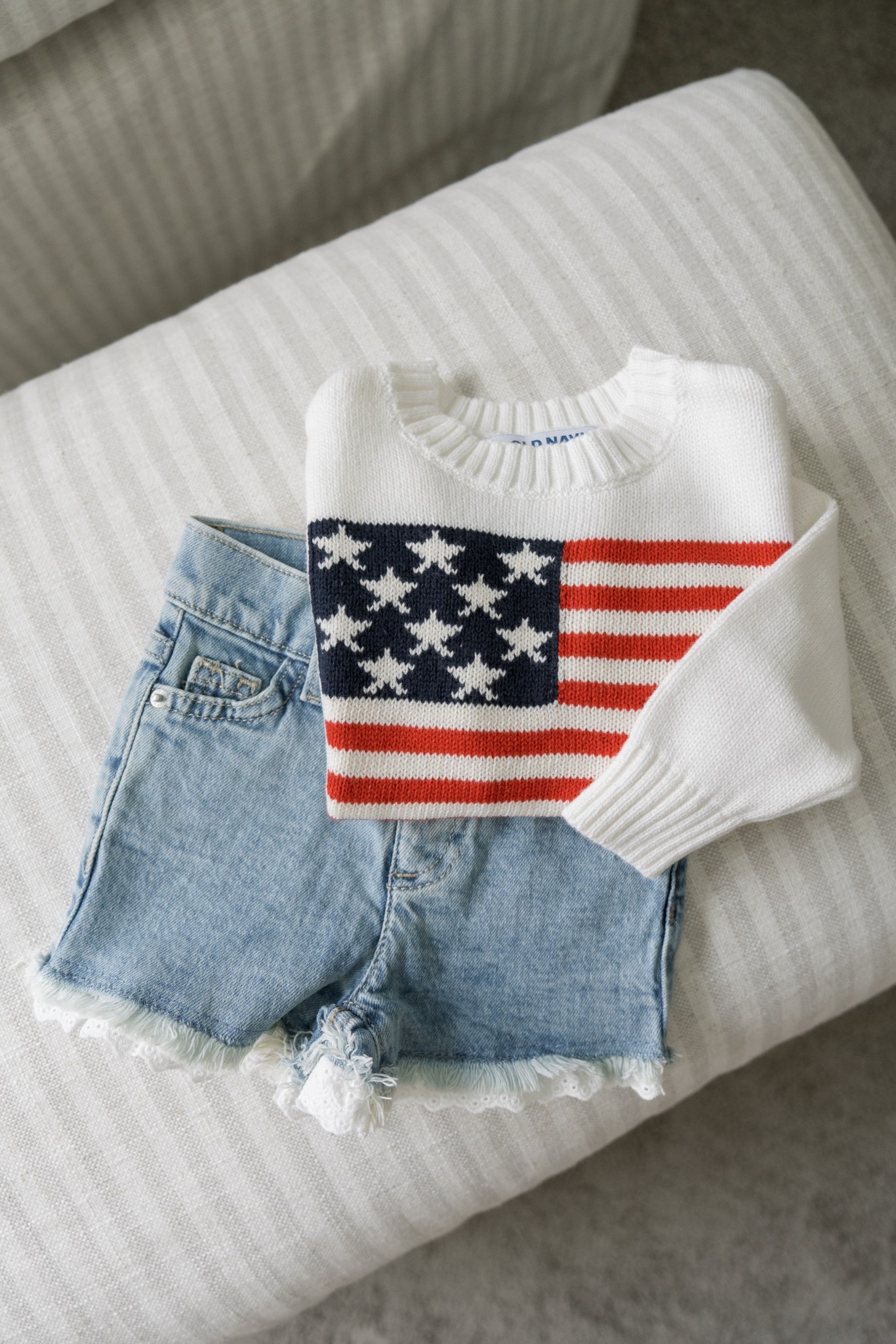 Memorial Day weekend outfit idea. This flag sweater is the sweetest 🇺🇸

#LTKKids #LTKBaby