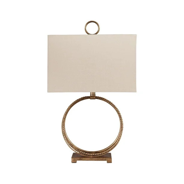 Signature Design by Ashley Mahala Antique Gold Finish 28" Metal Table Lamp - Walmart.com | Walmart (US)
