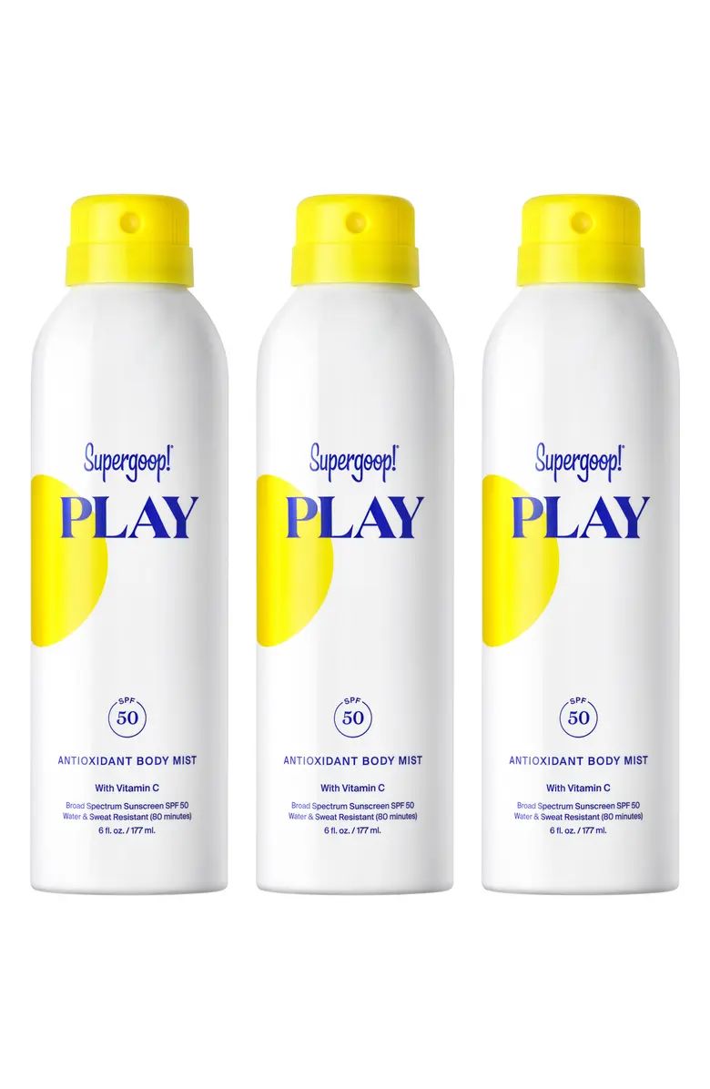 Supergoop! Full Size Play Antioxidant Body Mist SPF 50 Sunscreen | Nordstrom