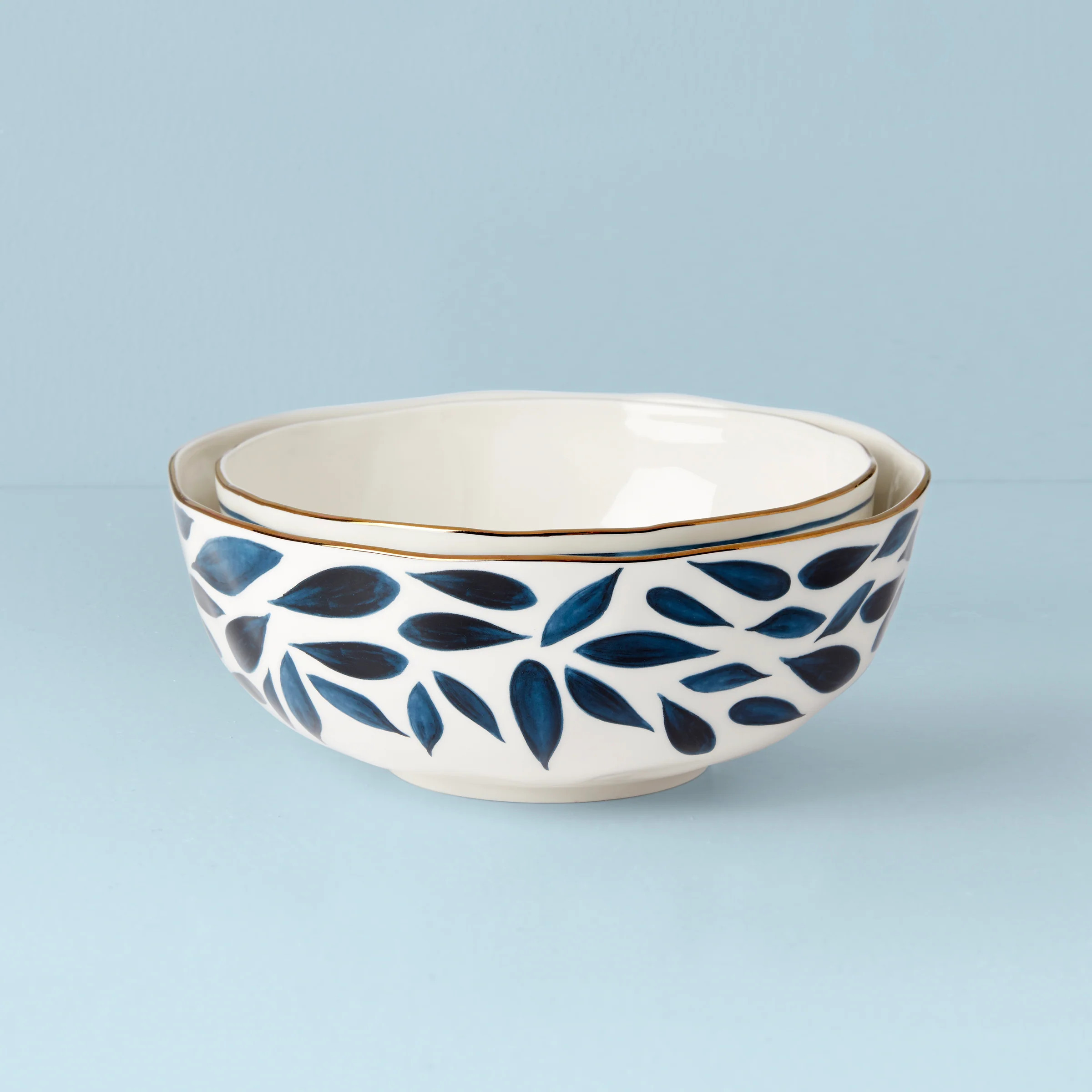 Blue Bay 2-Piece Nesting Bowl Set | Lenox