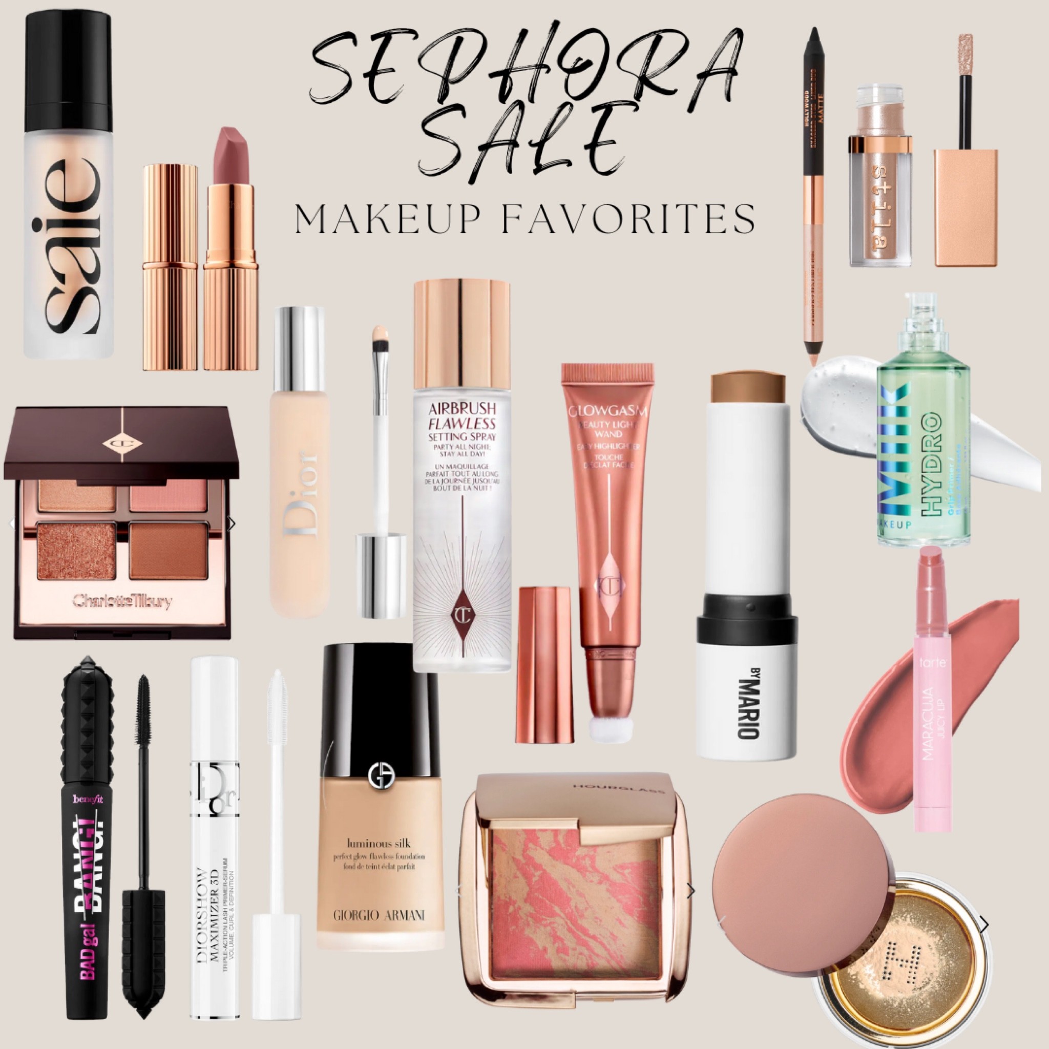 sephora sale, makeup, dior makeup, charlotte tilbury, saie, hourglass, makeup by mario, sale alert, beauty, tik tok makeup 

#LTKunder100 #LTKsalealert #LTKbeauty