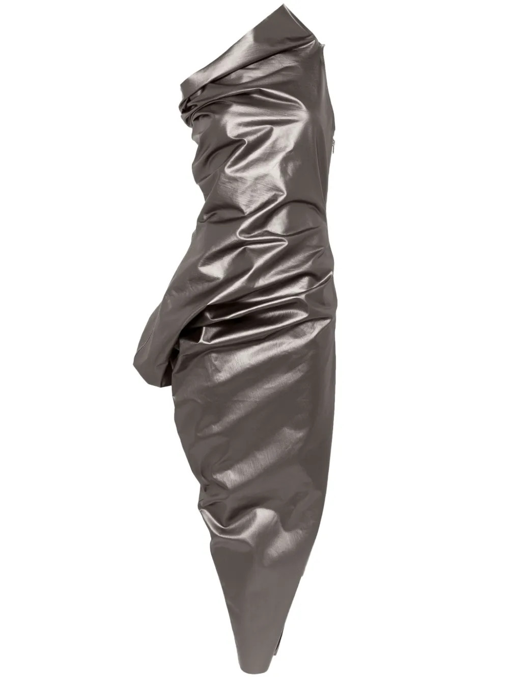Rick Owens Walrus metallic-effect Maxi Dress | Brown | FARFETCH | Farfetch Global